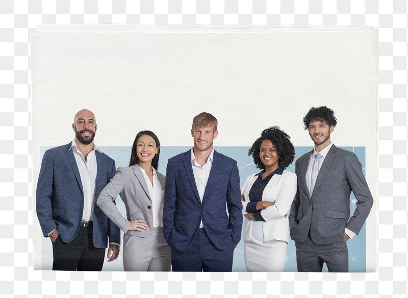 Diverse business png team, newspaper | Free PNG - rawpixel