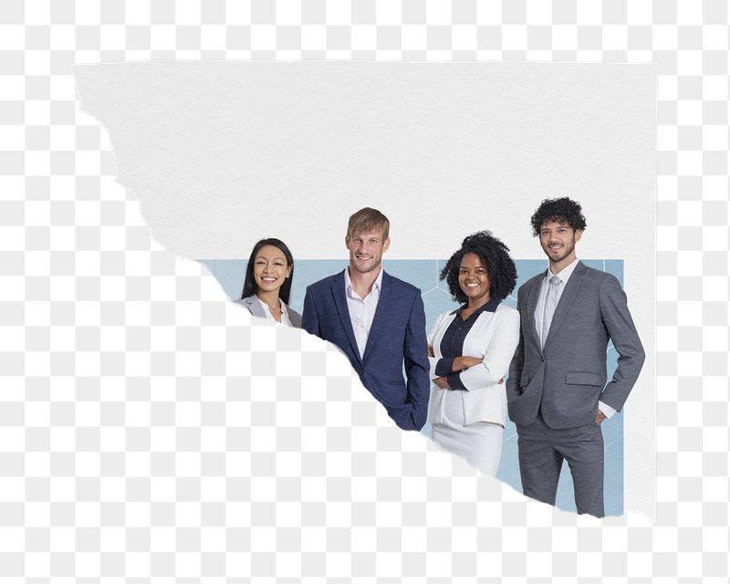 Diverse business png team, ripped | Free PNG - rawpixel