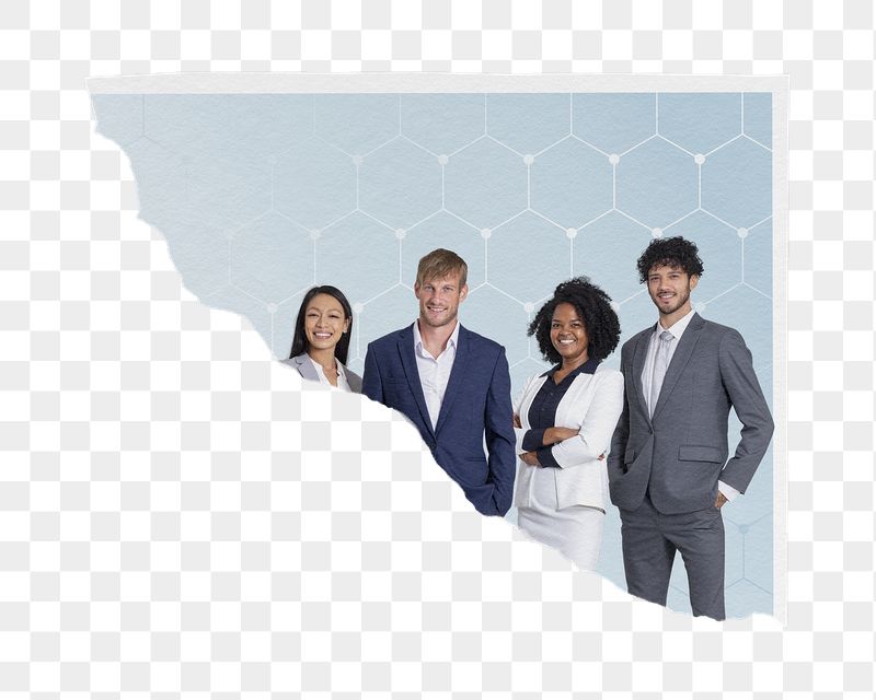 Diverse business png team, ripped | Free PNG - rawpixel