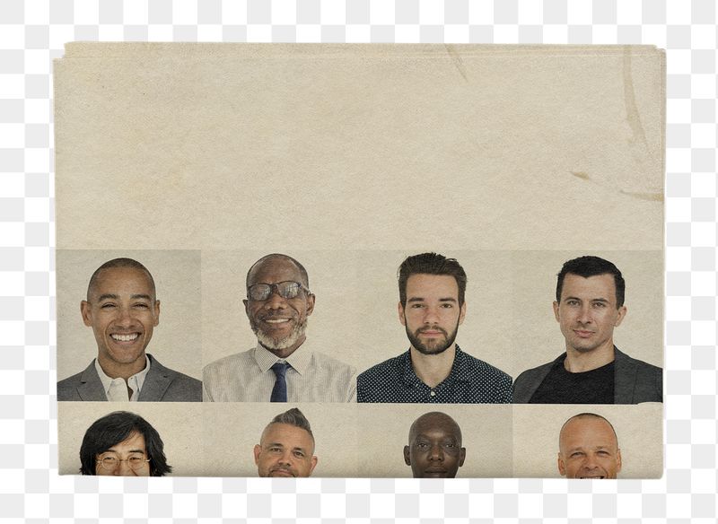 Diverse businessmen png newspaper sticker, | Free PNG - rawpixel