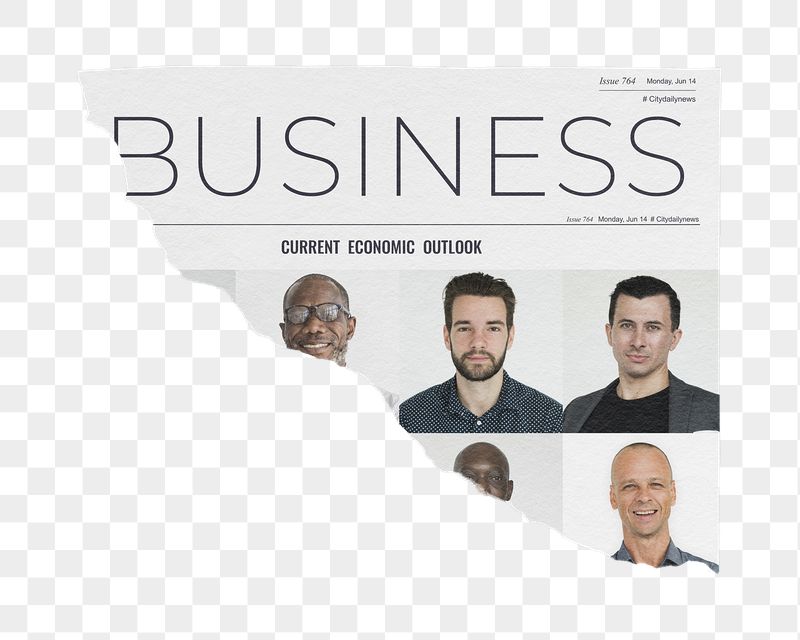 Diverse businessmen png ripped newspaper | Free PNG - rawpixel