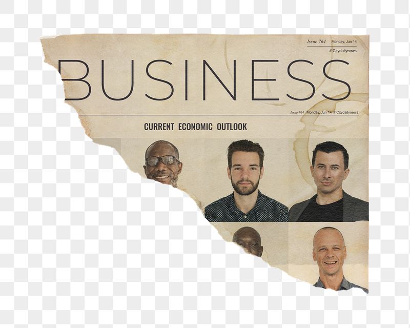 Diverse businessmen png ripped newspaper | Free PNG - rawpixel