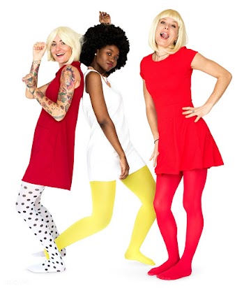 Diverse fun girls | Free stock psd mockup - 4876