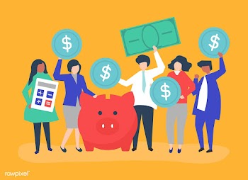 Diverse group of people and savings concept i.. | Free stock vector - 456167