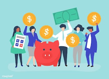 Diverse group of people and savings concept i.. | Free stock vector - 456186