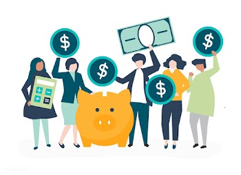 Diverse group of people and savings concept i.. | Free stock vector - 456190