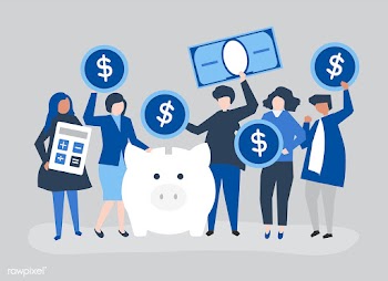 Diverse group of people and savings concept i.. | Free stock vector - 456210