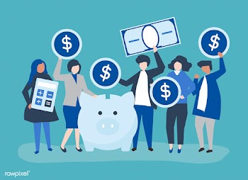 Diverse group of people and savings concept i.. | Free stock vector - 456219