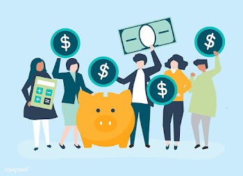 Diverse group of people and savings concept i.. | Free stock vector - 456225