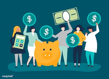 Diverse group of people and savings concept i.. | Free stock vector - 456227