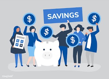 Diverse group of people and savings concept i.. | Free stock vector - 456257