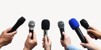 Diverse hands holding speech microphones | Free PSD - rawpixel