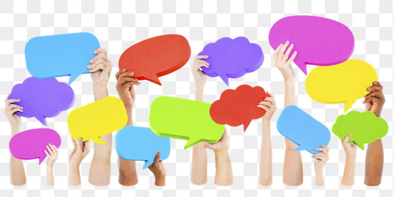 Diverse hands png holding speech | Free PNG - rawpixel