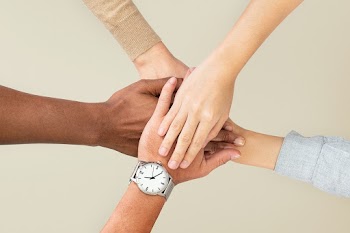 Diverse hands united  business teamwork… | Free stock photo | High Resolution image