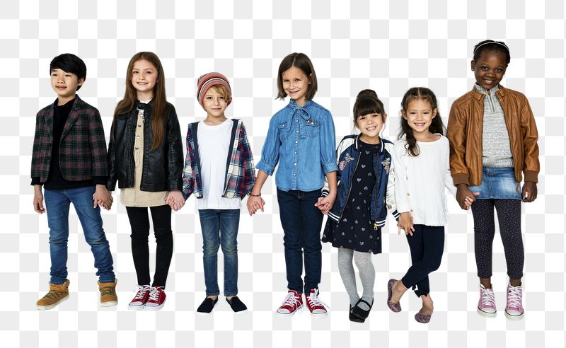 Diverse kids png sticker, transparent | Free PNG - rawpixel