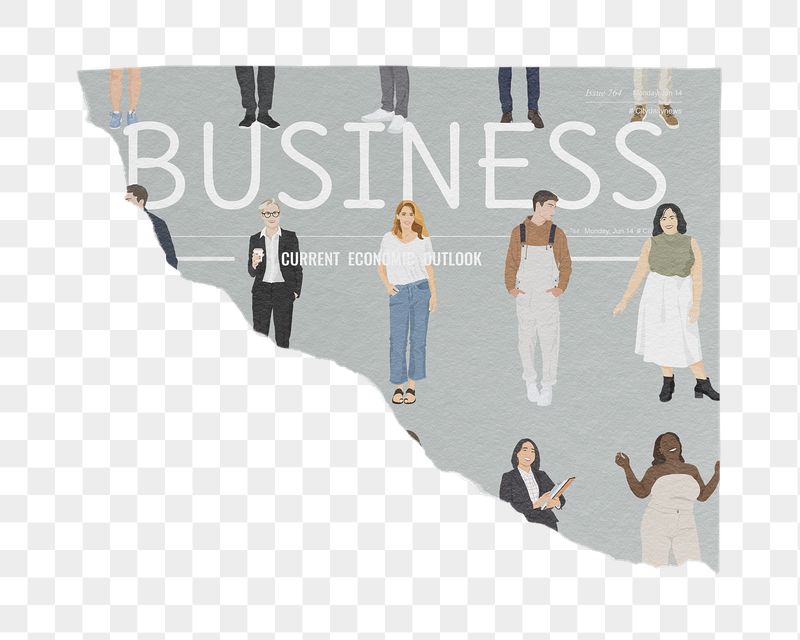 Diverse people png ripped newspaper | Free PNG - rawpixel