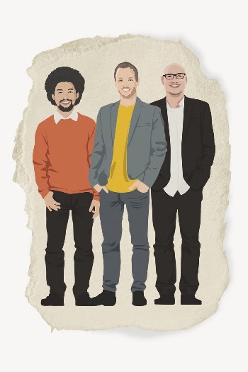 Diverse people, ripped paper collage | Free PSD - rawpixel