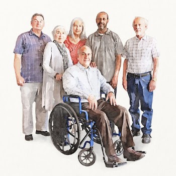 Diverse senior people, retirement home | Free Photo Illustration - rawpixel