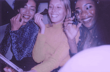 Diverse women in backseat of a cab, | Free Photo - rawpixel