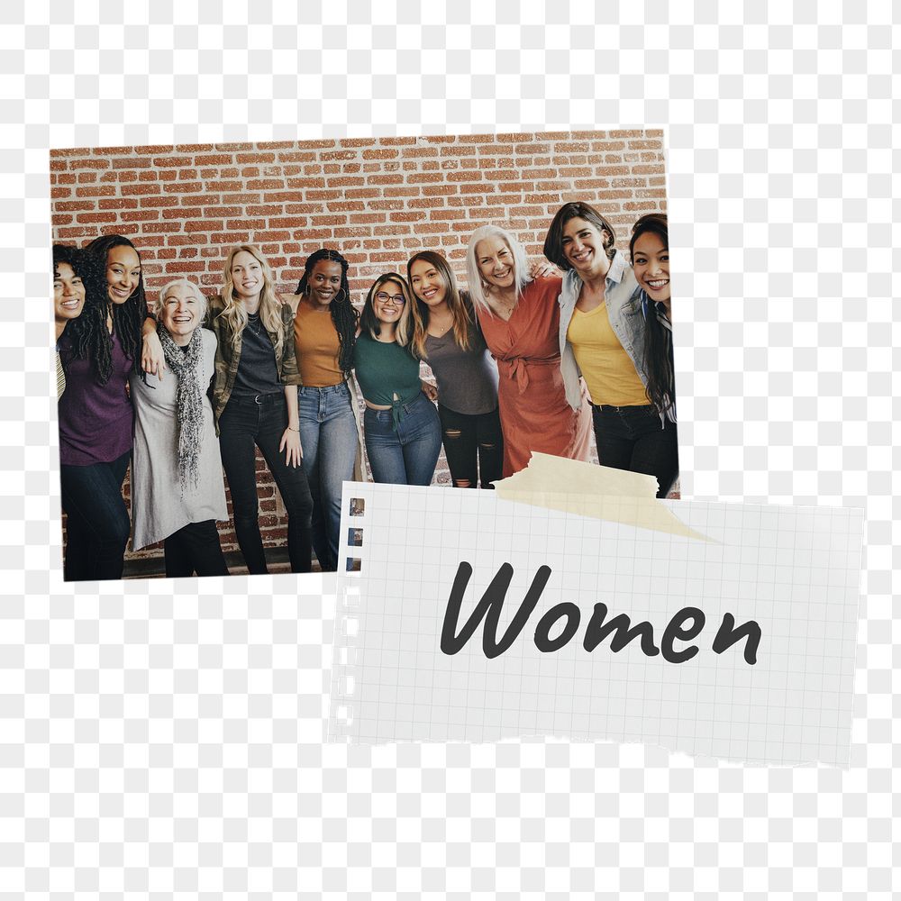 Diverse women png paper collages, | Free PNG - rawpixel