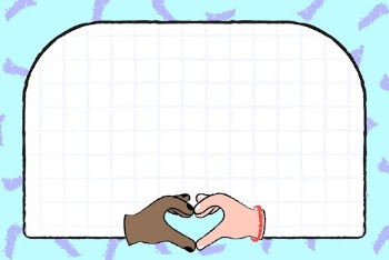 Diversity doodle background, blue funky | Free PSD - rawpixel