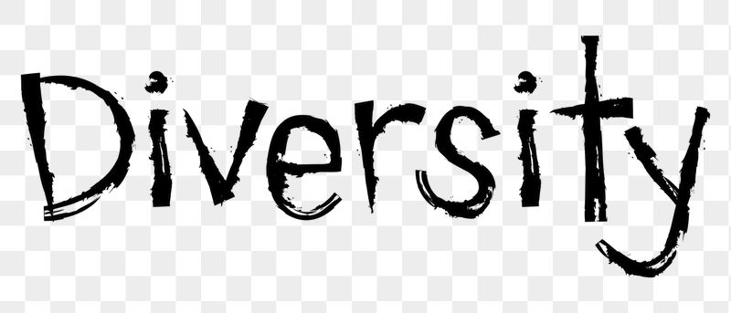 Diversity png word sticker typography, | Free PNG - rawpixel