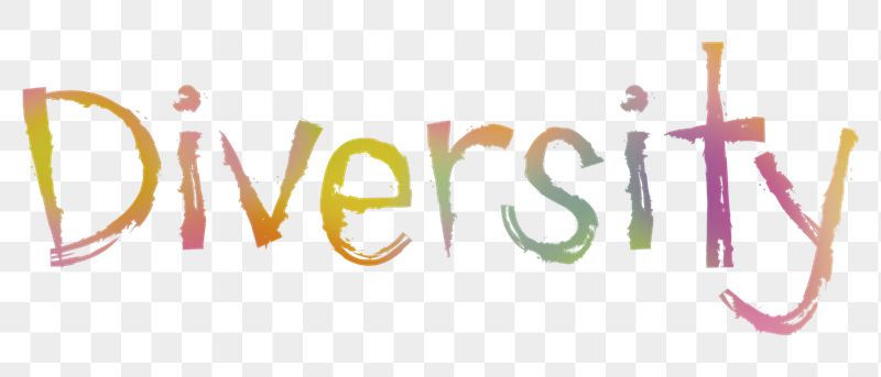 Diversity png word sticker typography, | Free PNG - rawpixel