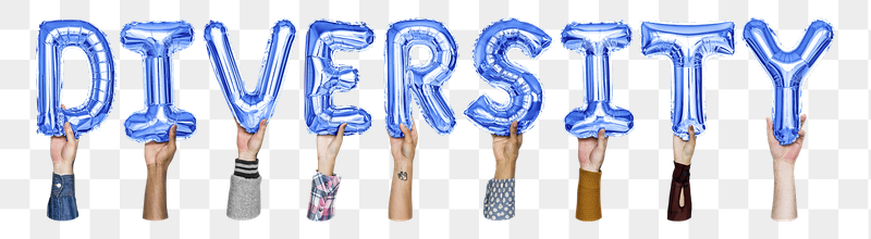 Diversity word png, hands holding | Free PNG - rawpixel