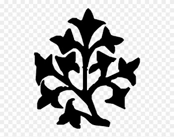 Divider - Decorative Leaf White Png