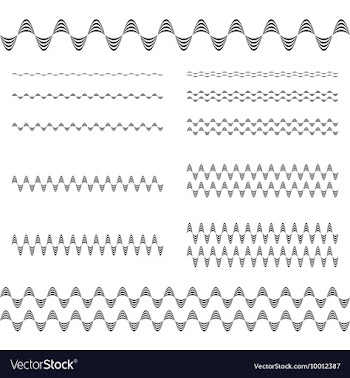 Divider Line Set vector image