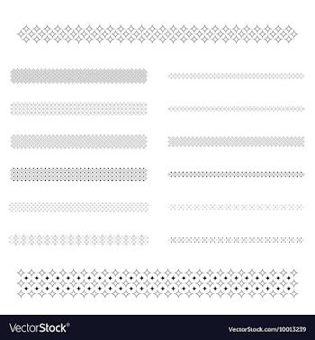 Divider Line Set vector image