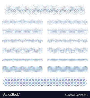 Divider Line Set vector image