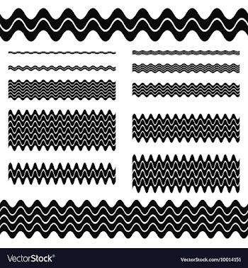 Divider Line Set vector image