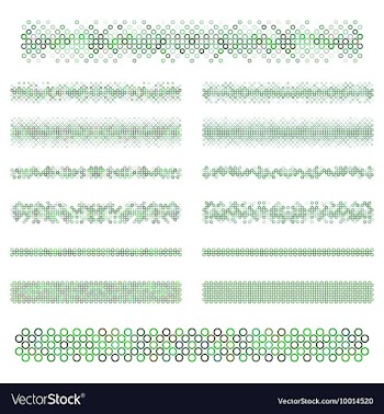 Divider Line Set vector image