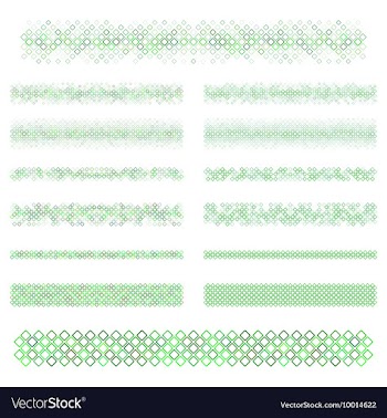 Divider Line Set vector image