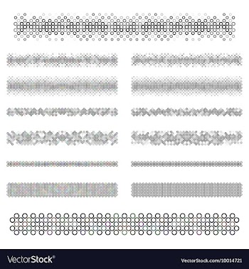 Divider Line Set vector image