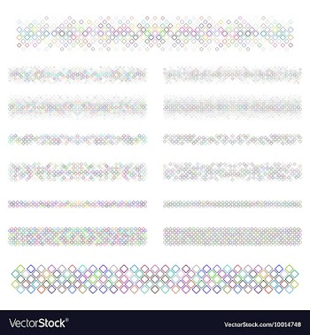 Divider Line Set vector image
