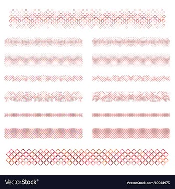 Divider Line Set vector image