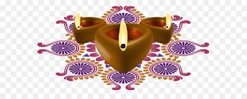 Diwali Diya Clip art - Happy Diwali Decorative Candles PNG Clipart Image 