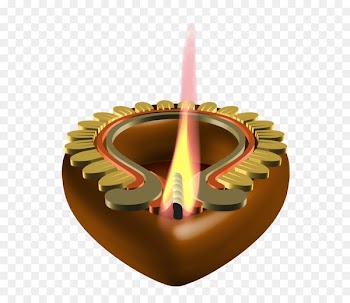 Diwali Diya Ganesha Wallpaper - Decorative Candle Happy Diwali PNG Image 