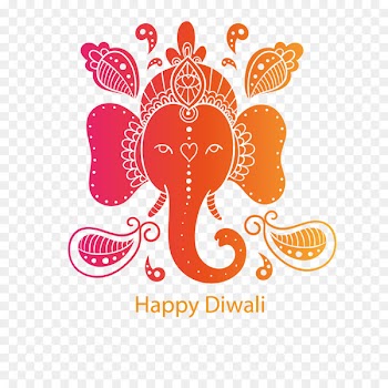 Diwali Elephant - Colorful Diwali Elephant background template download 