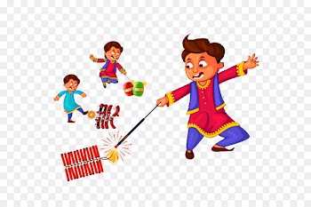 Diwali, Firecracker, Child, Cartoon, Play PNG