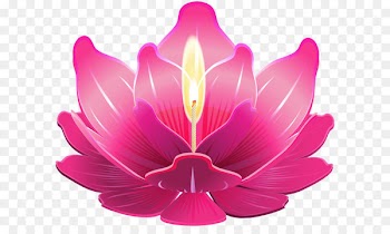 Diwali Ganesha Clip art - Lotus with Candle PNG Clip Art 