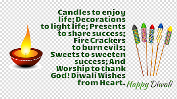 Diwali Messages PNG Transparent Image