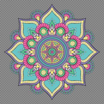 Diwali Rangoli PNG Image