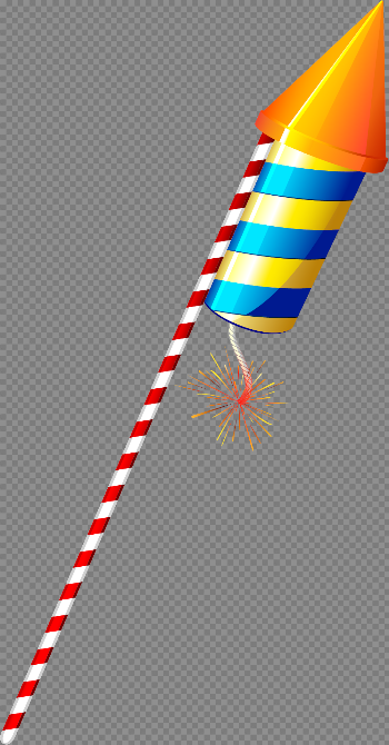 Diwali Rocket PNG Download Image