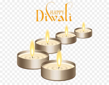 Diwali SMS Wish Message Happiness - Happy Diwali Candles PNG Clipart Image 