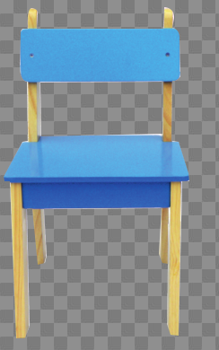 Diy Kids Blue Small Chair, Rs 1800 /piece, Wood-O-Plast | ID ...