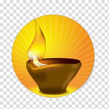 Diya Diwali Oil lamp Sticker Light, kalash transparent background PNG clipart