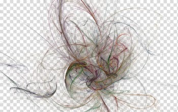 Diza fractals, abstract illustration transparent background PNG clipart